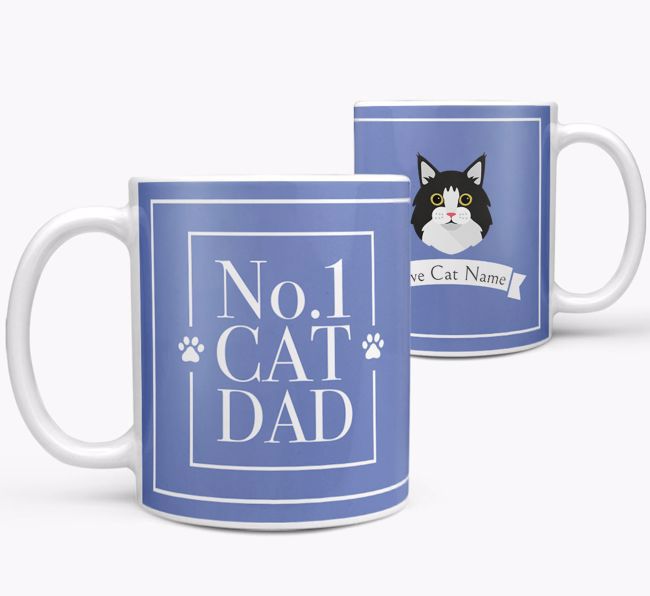 No.1 Dad: Personalized {breedCommonName} Mug